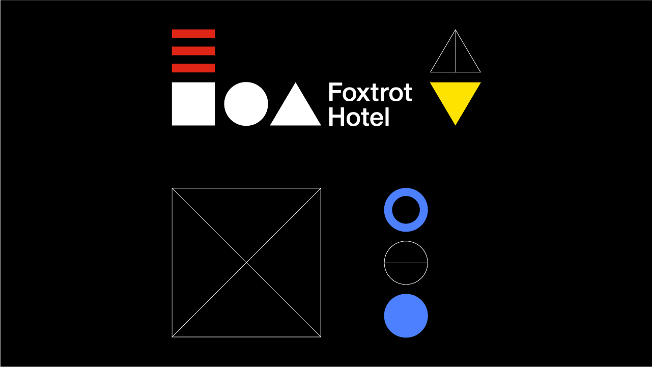 Foxtrot Hotel branding and imagery